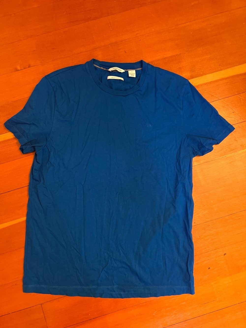 Calvin Klein Short Sleeve Crew Neck Tee - Royal Blue